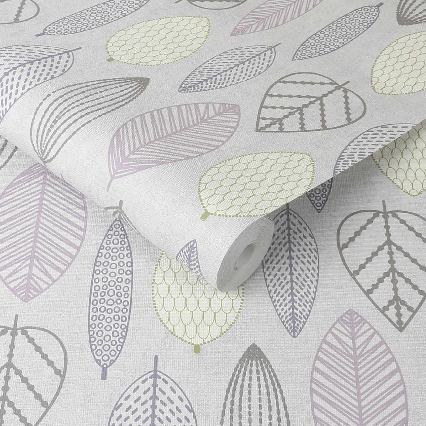 Superfresco Easy Scandi Leaf Lilac Wallpaper Review