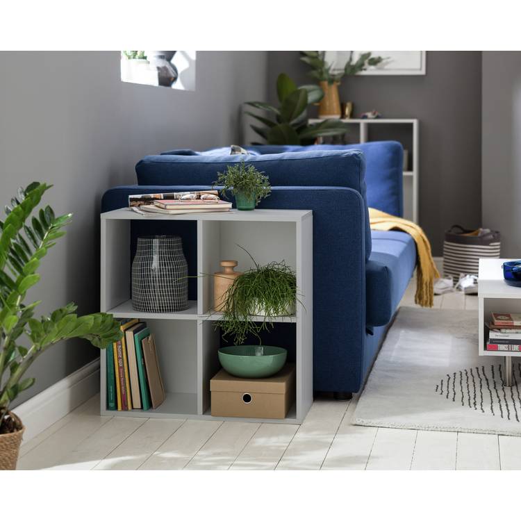Argos Home Squares 4 Cube Storage Unit - Grey 0