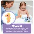 Bluey Toomies Smimming Bluey with Seahorse Bath Playset