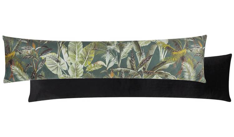 Evans Lichfield Kibale Green Leaves Draught Excluder