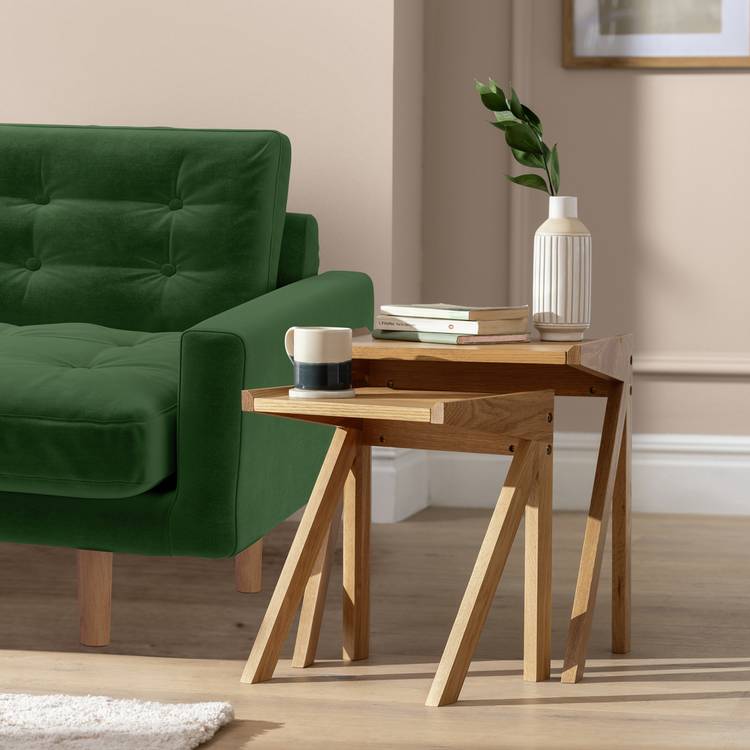Habitat Annie Nest of 2 Tables - Natural 0