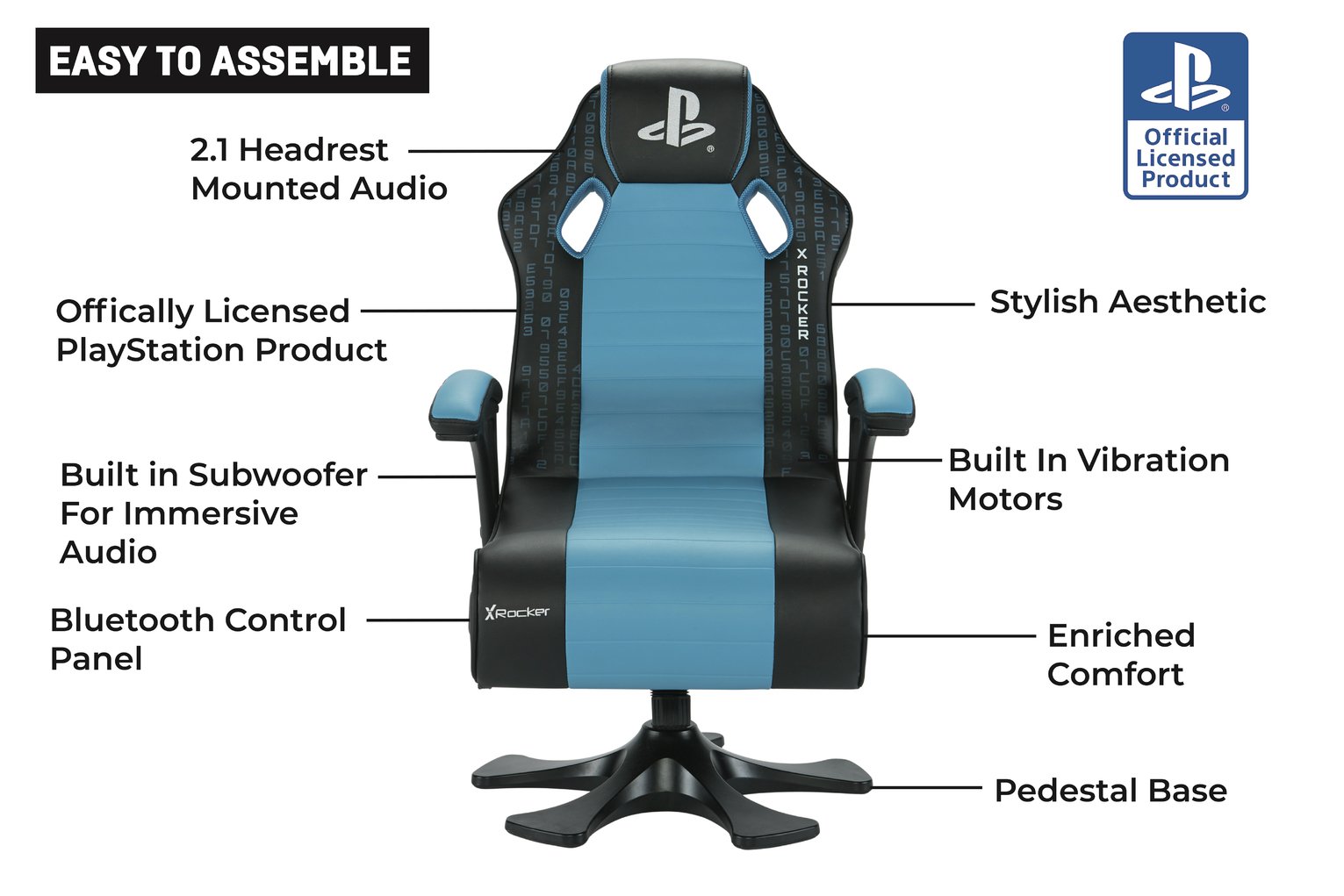 X Rocker Legend 2.1 Wireless Audio PlayStation Gaming Chair Reviews