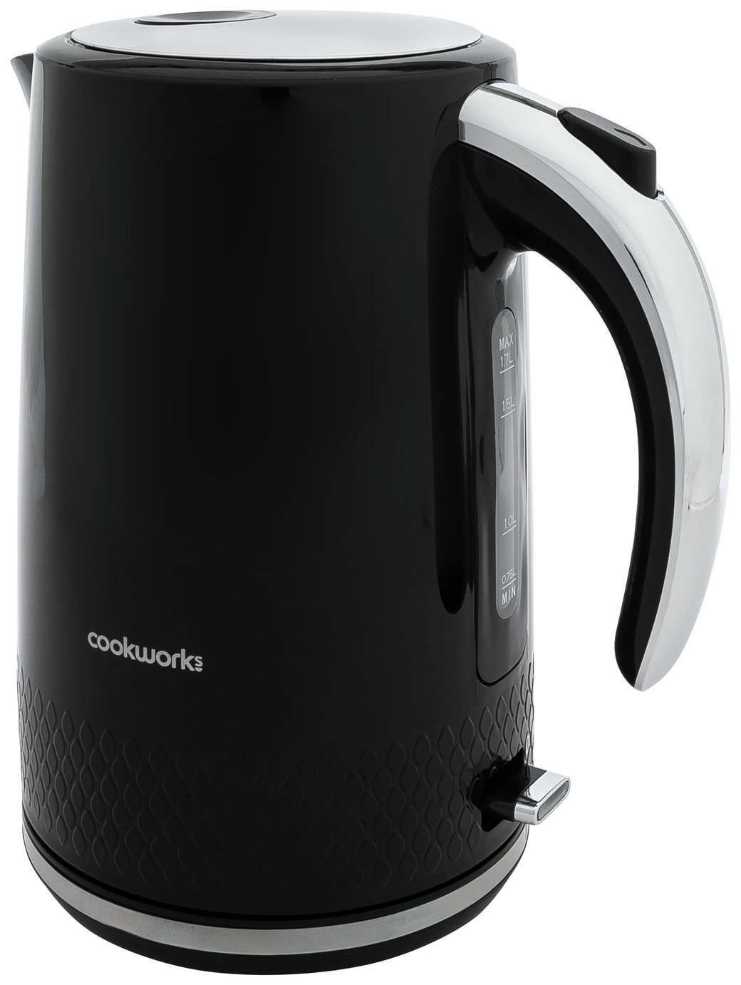 Cookworks Textures Selcey Kettle - Black