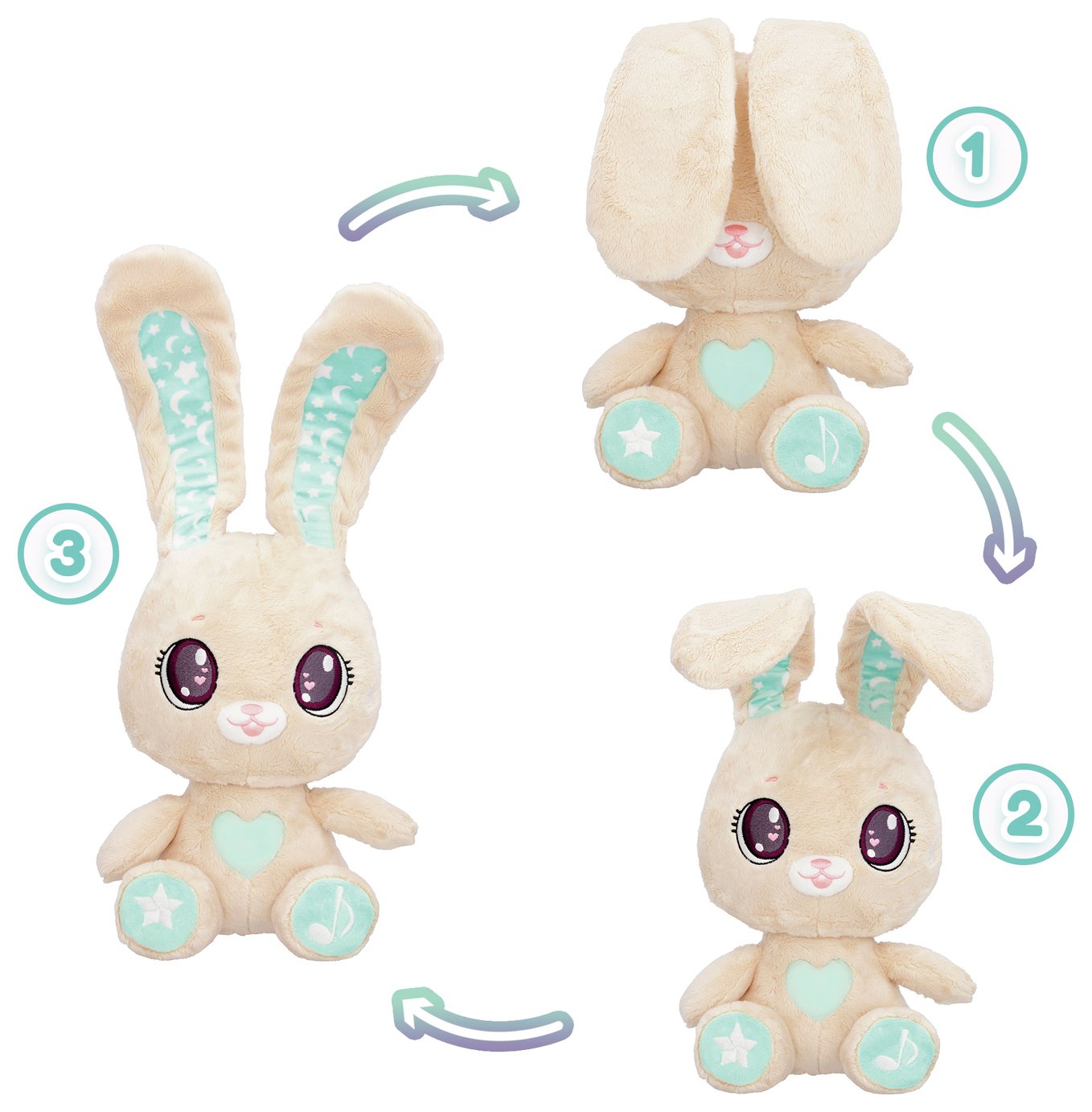 PeekaPets Interactive Bunny Plush