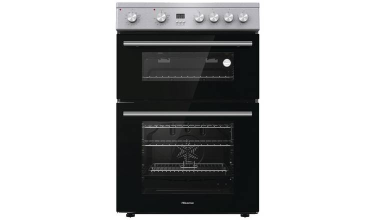 Hisense HDE3211BXUK 60cm Double Oven Electric Cooker-S/Steel