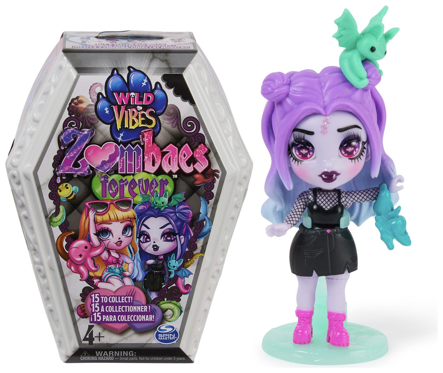 Zombaes Forever Surprise Collectible Zombie Doll Playset