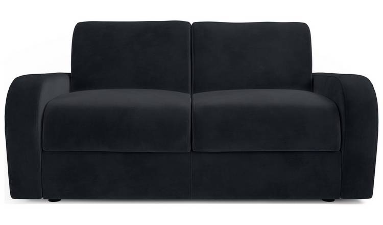 Jay-Be Deco Velvet 2 Seater Sofa Bed - Charcoal