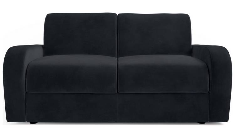 Jay-Be Deco Velvet 2 Seater Sofa Bed - Charcoal