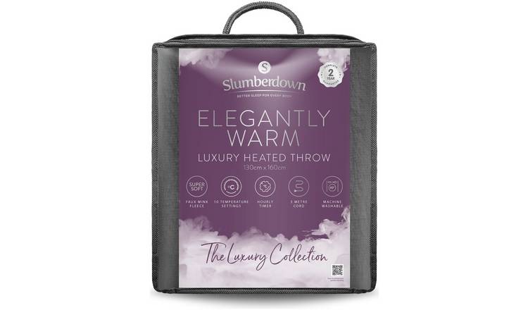 Buy Slumberdown Elegantly Warm Luxury Heated Throw Argos