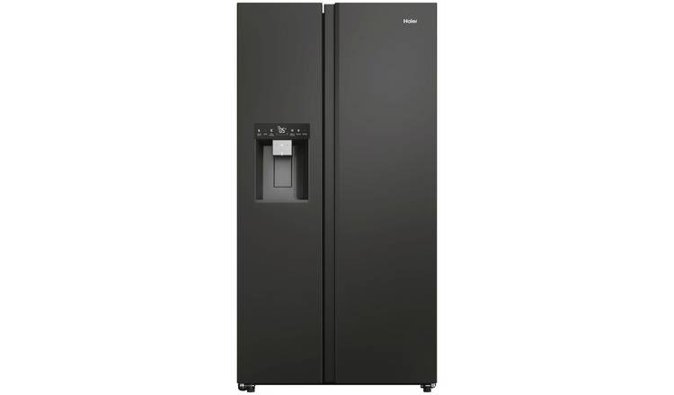 Haier HSW59F18EIPT American Fridge Freezer - Black