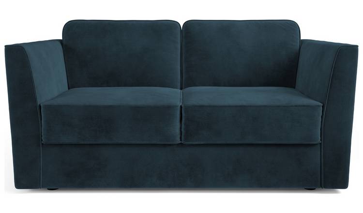 Jay-be Elegance Velvet 2 Seater Sofa Bed - Ink Blue