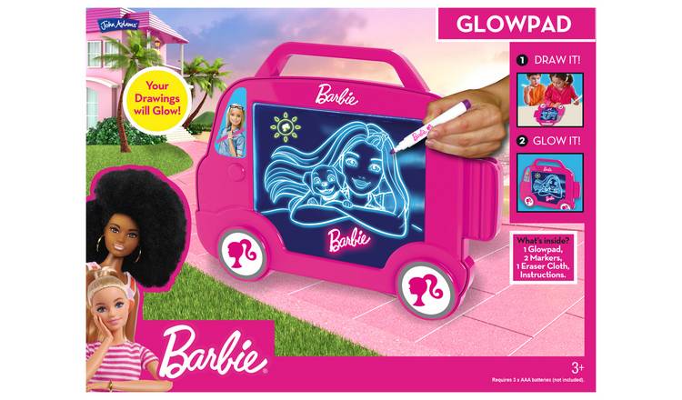 Buy Glowpad Style Barbie Camper Van Drawing and painting toys