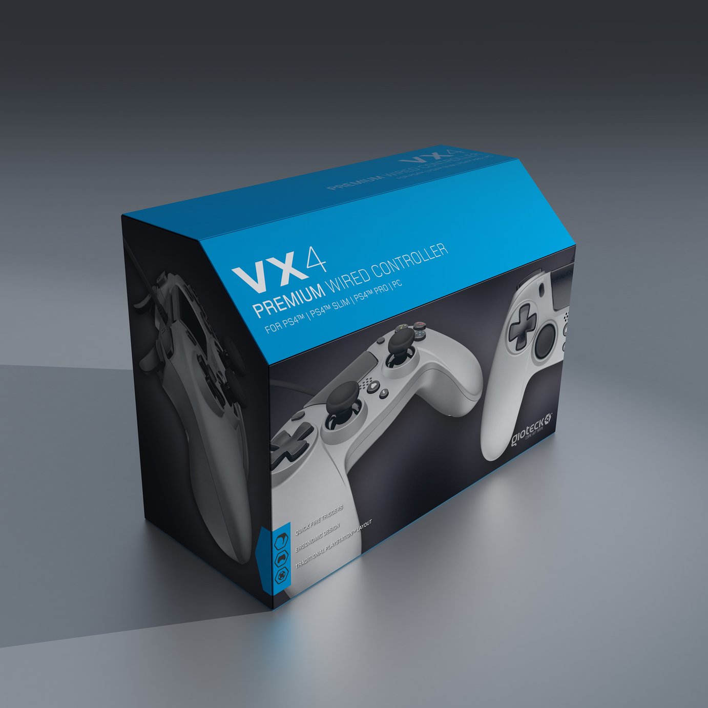 ps4 wired controller with headphone jack