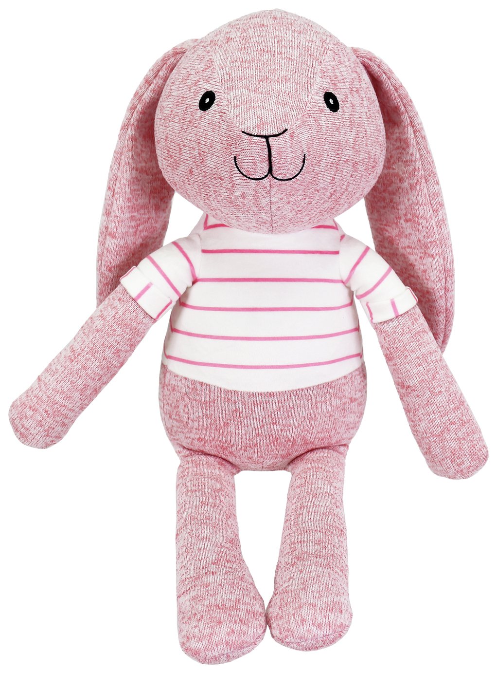 Chad Valley OL Plush Ragdoll Bunny - Pink