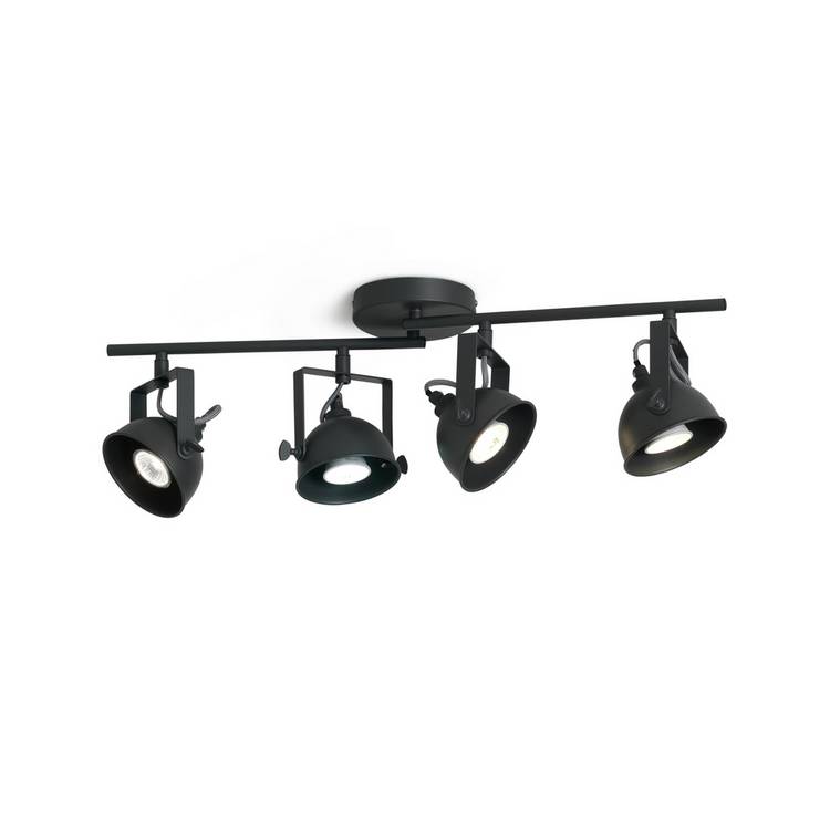 Argos Home Loft Living 4 Light Spotlight - Dark Grey 0