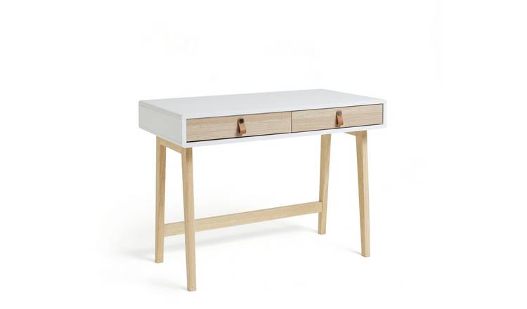 Buy Argos Home Copenhagen 2 Drawer Desk Two Tone Desks