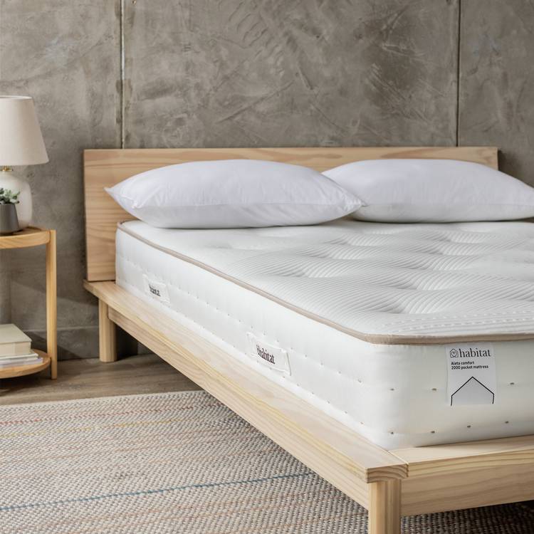 Habitat Aleta Natural 2000 Pkt Comfort Mattress - Kingsize 0