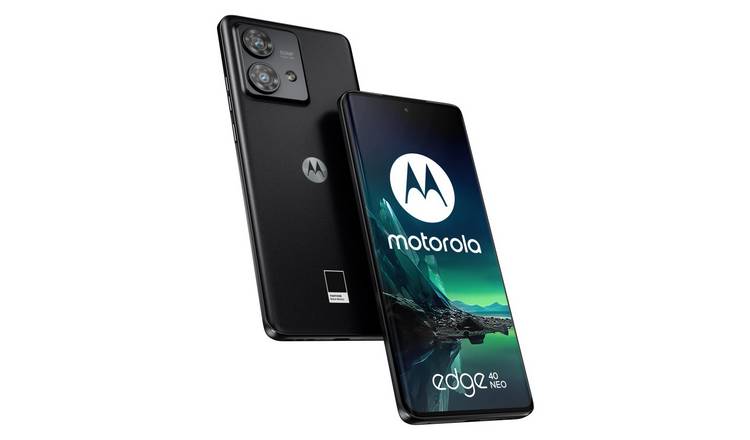 SIM Free Motorola Edge 40 Neo 5G 256GB Mobile Phone - Black