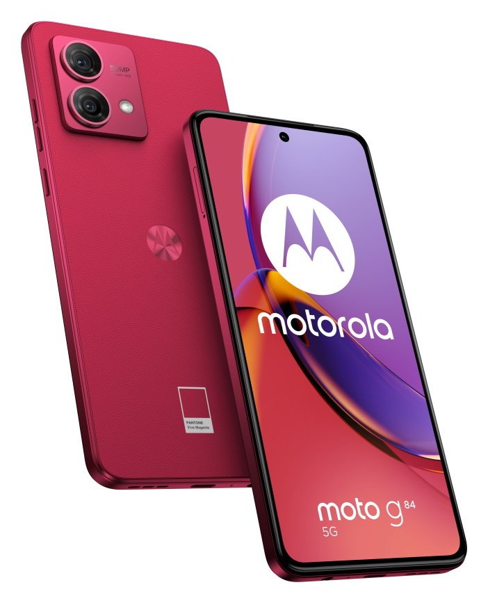 SIM Free Motorola G84 5G 256GB Mobile Phone - Viva Magenta