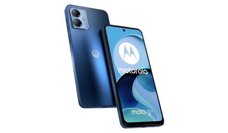 SIM Free Motorola G14 128GB Mobile Phone - Sky Blue