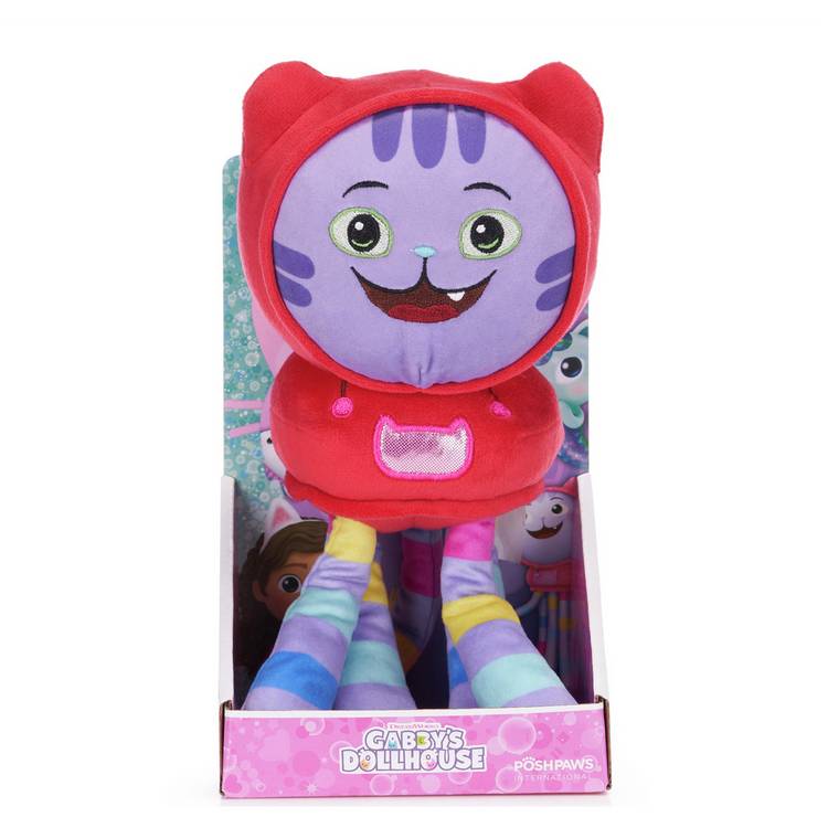 Gabby's Dollhouse 10Inch Dj Catnip Soft Toy 0