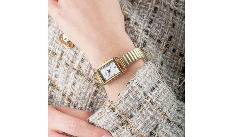 Limit Ladies Gold Plated Stainless Steel Bracelet Watch