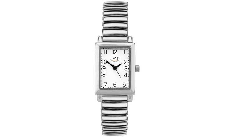 Limit Ladies Silver Plated Stainless Steel Bracelet Watch 