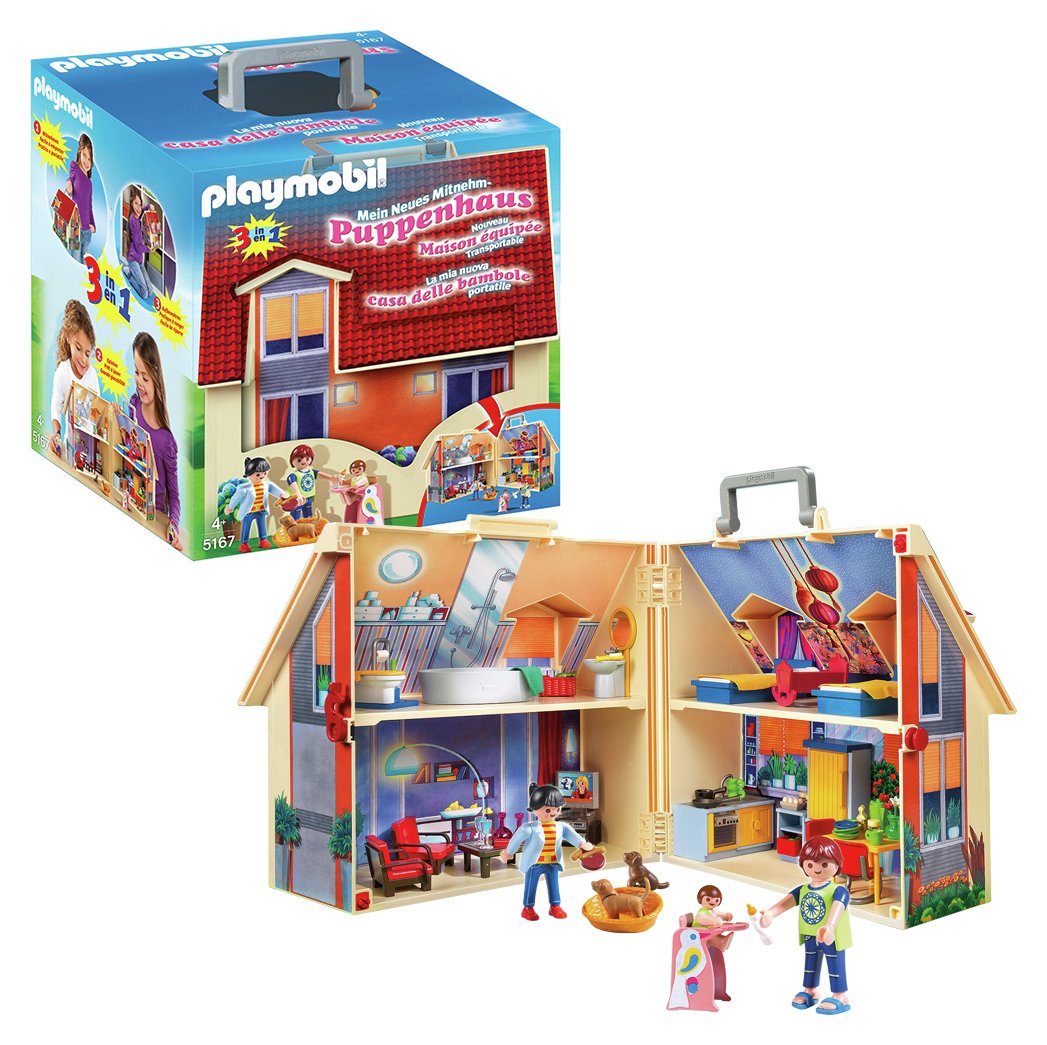 playmobil carry along house