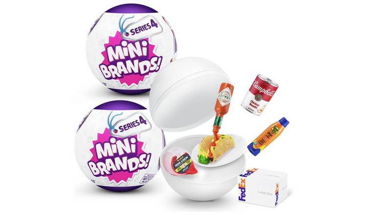 5 SURPRISE Mini Brands Collectable Capsule, Miniature Figure : :  Toys & Games