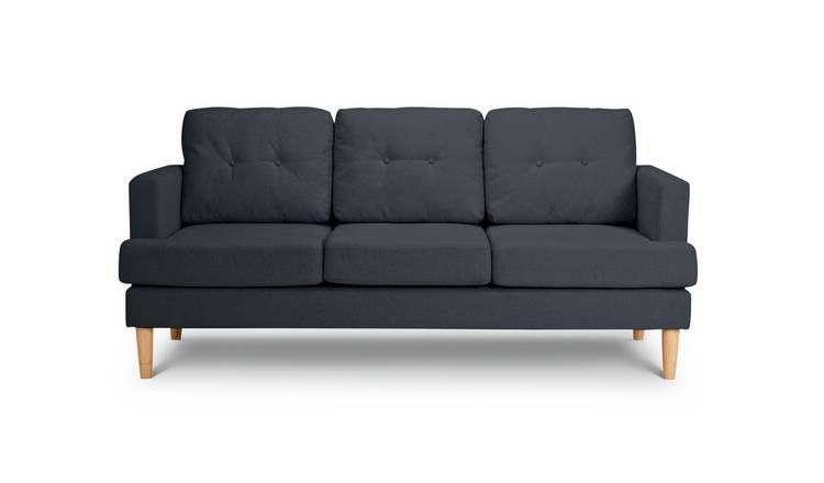 Argos home joshua left store corner sofa