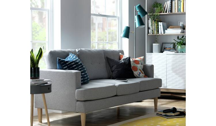 Argos home joshua left store corner sofa