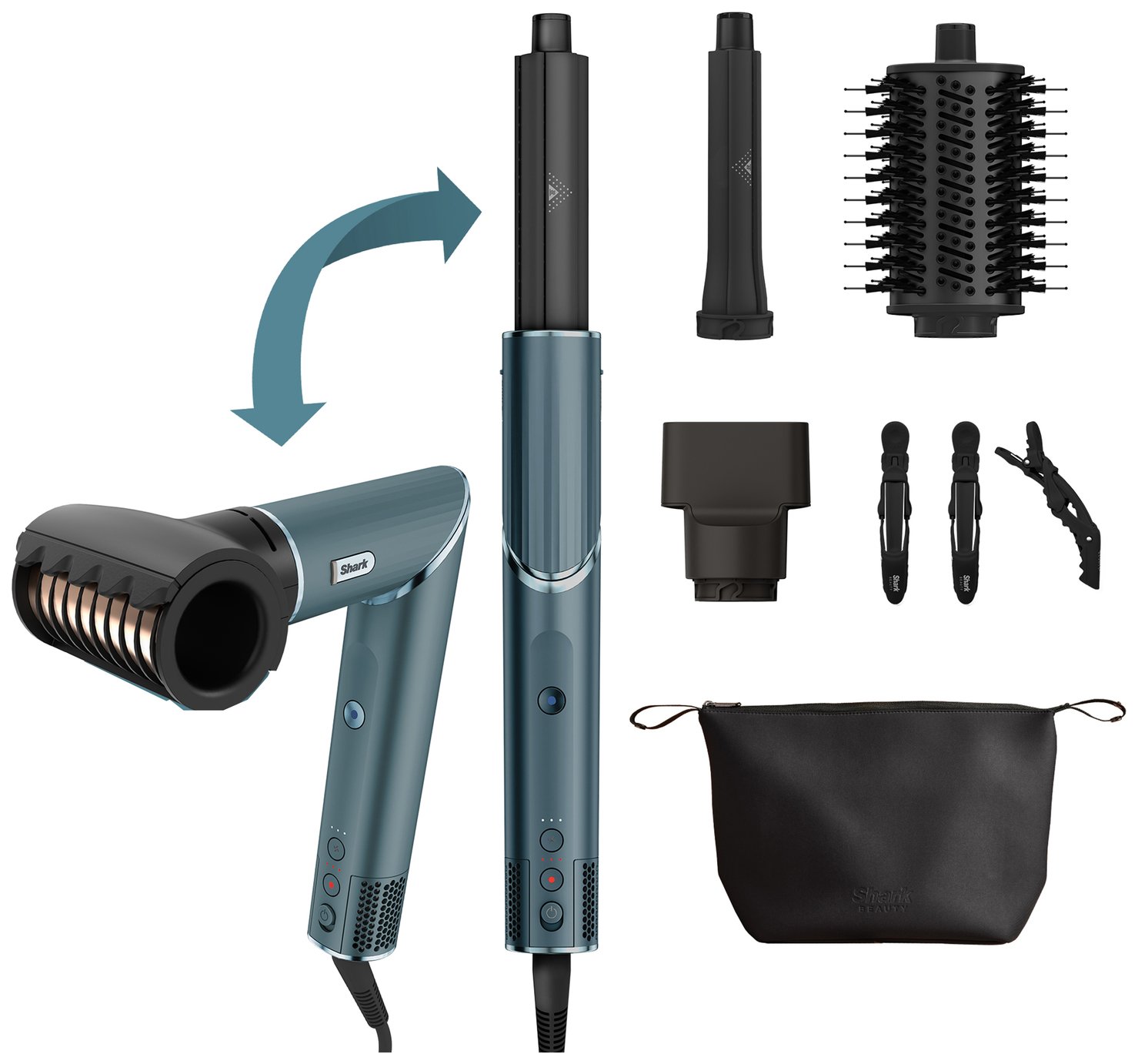 Shark HD450TLUK FlexStyle 5-in-1 Hot Air Styler & Hair Dryer