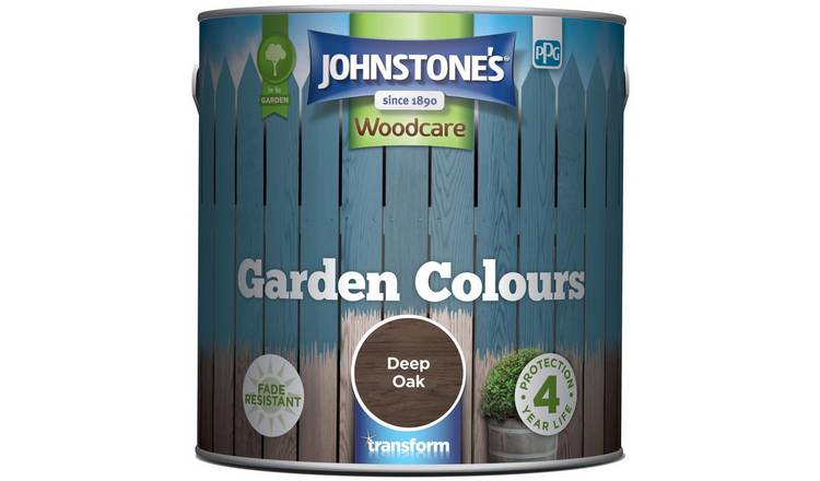 Johnstones Garden Colours Matt Paint 2.5L - Deep Oak