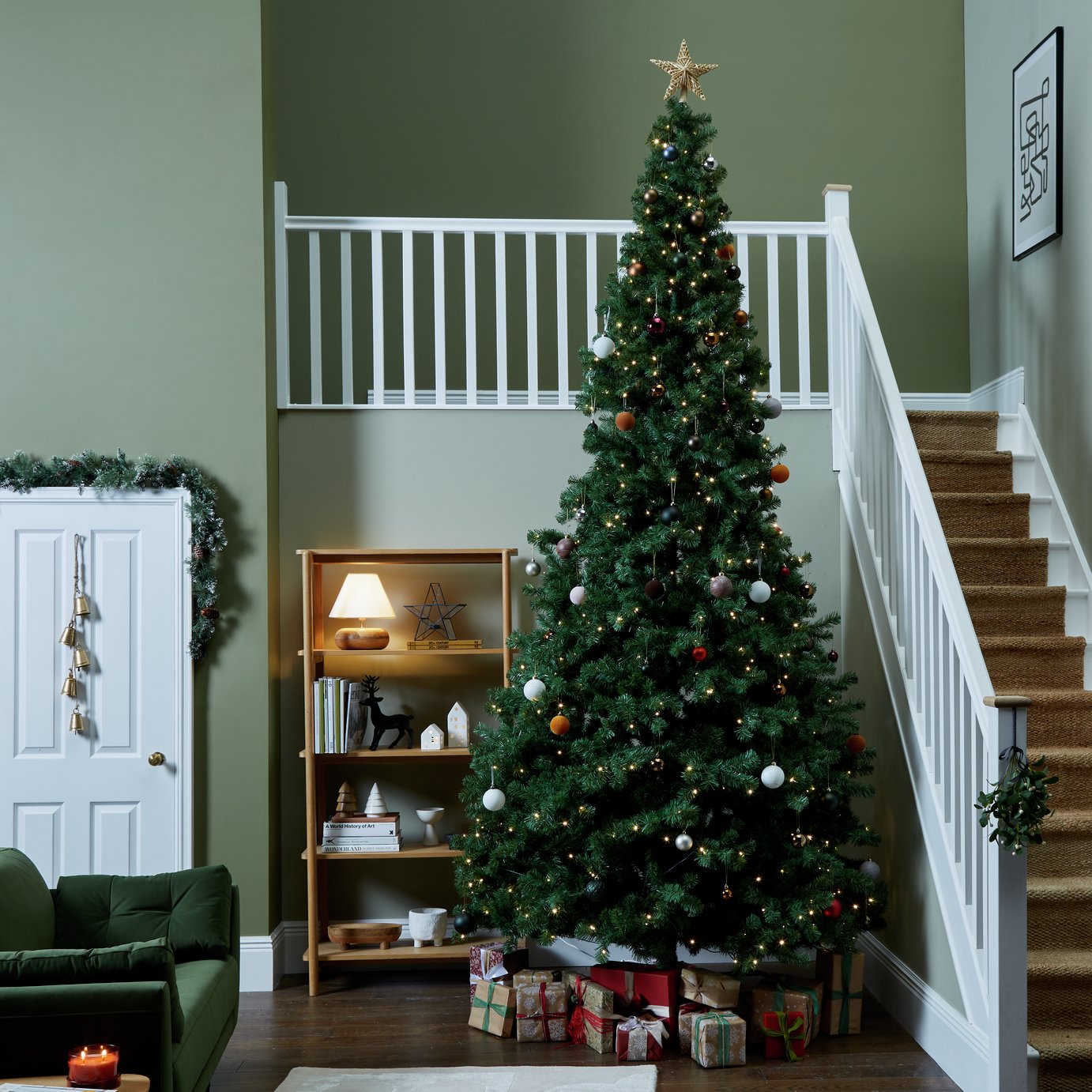 Habitat 12ft Pre Lit Christmas Tree