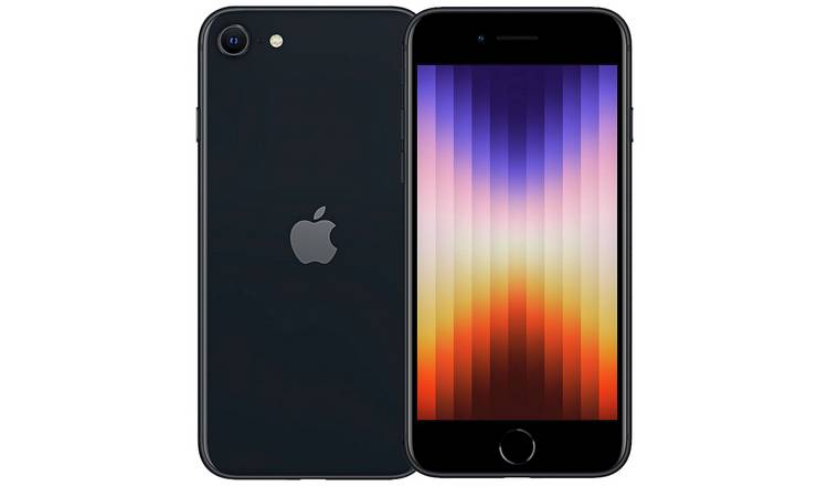 SIM Free Refurbished iPhone SE 2020 64GB Mobile Phone Black