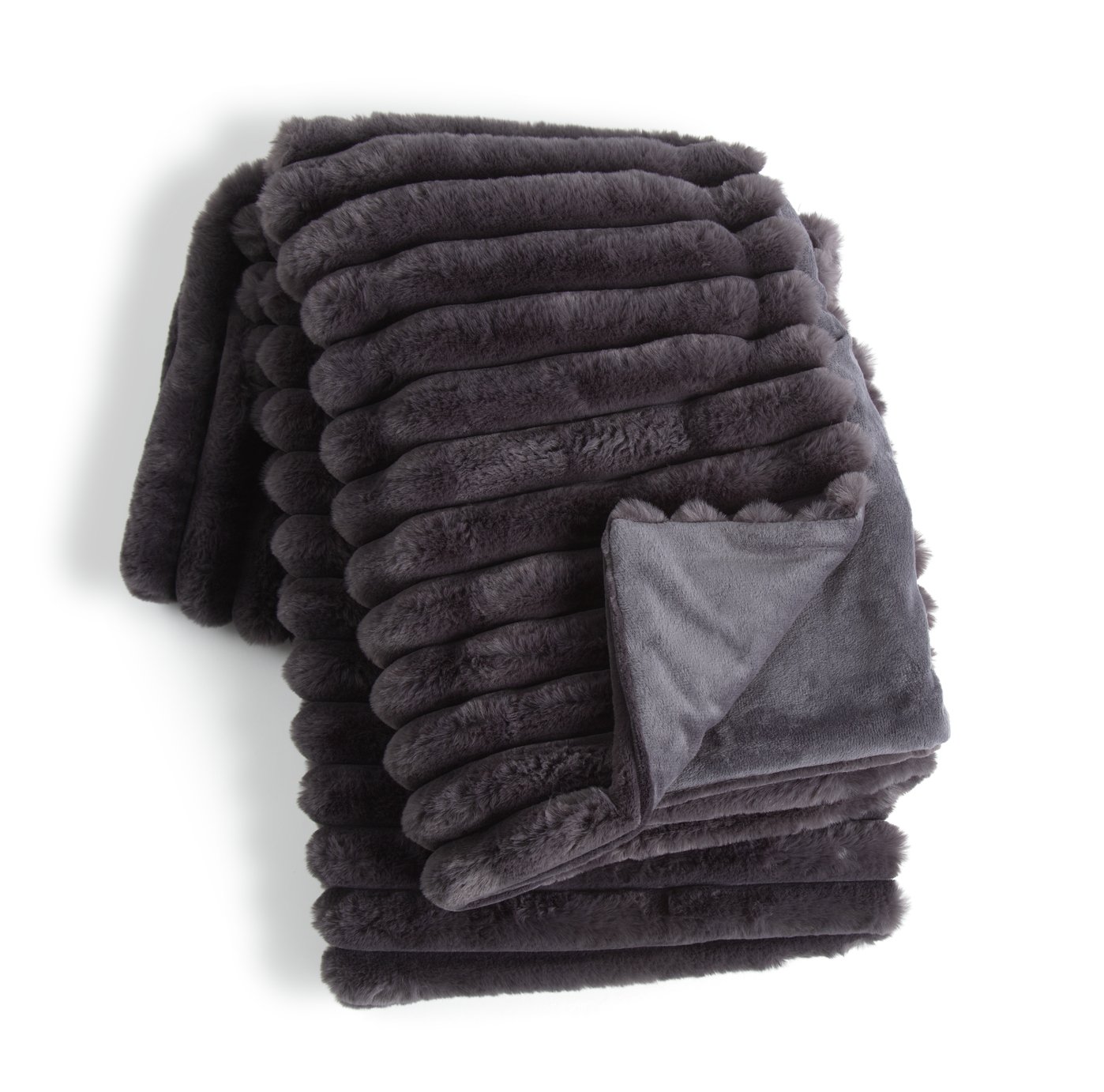 Habitat Ribbed Faux Fur Throw review 9.0 / 10
