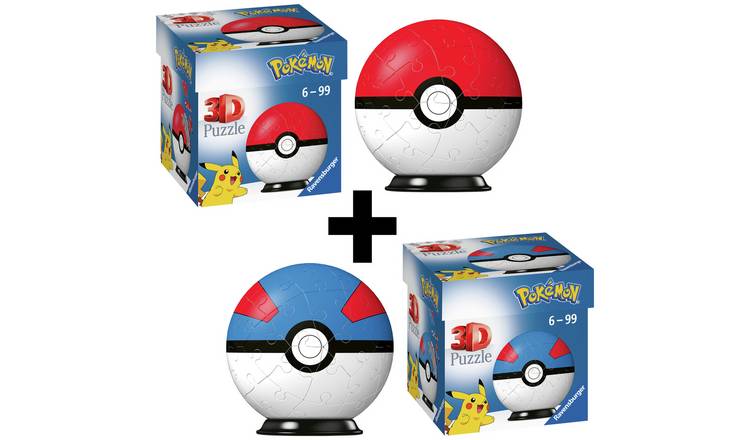 Buy Pokémon 3D 54 Piece Ball Twister Puzzle, Jigsaws and puzzles