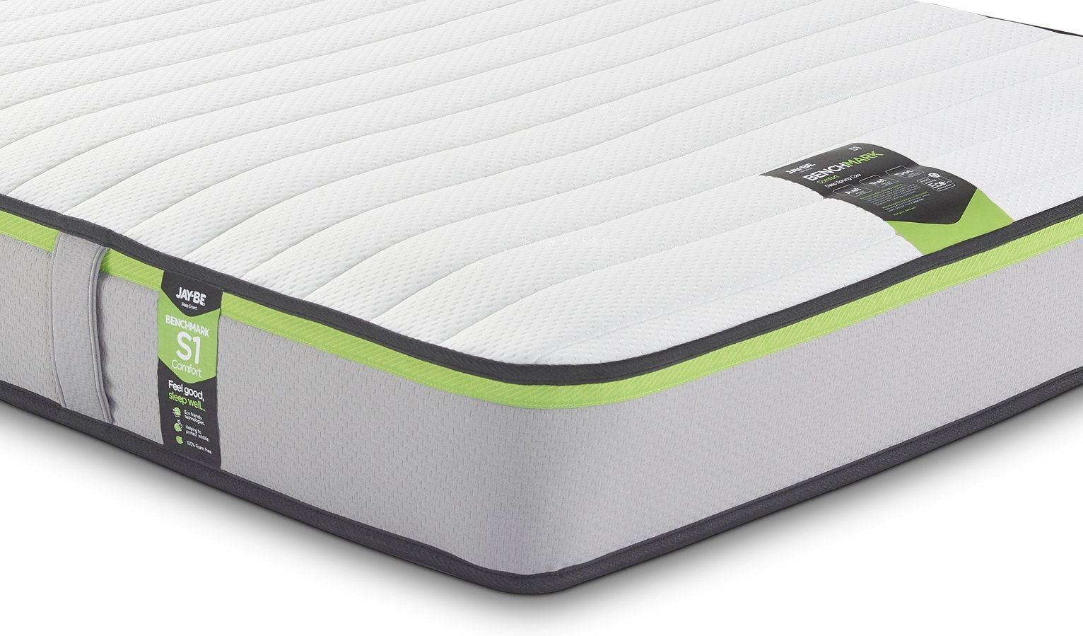 Jay-Be Benchmark S1 Comfort Eco Friendly Single Mattress