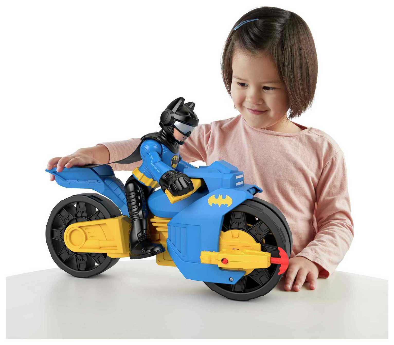 DC Super Friends XL Batman & Batcycle Vehicle Set