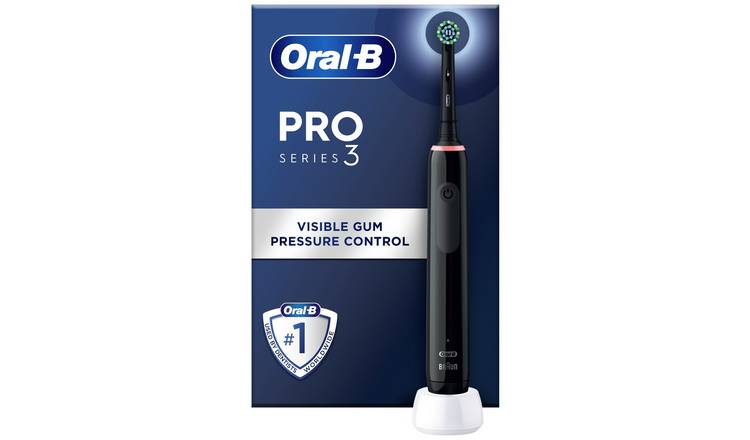 Oral-B Pro 3 Cross Action Electric Toothbrush - Black