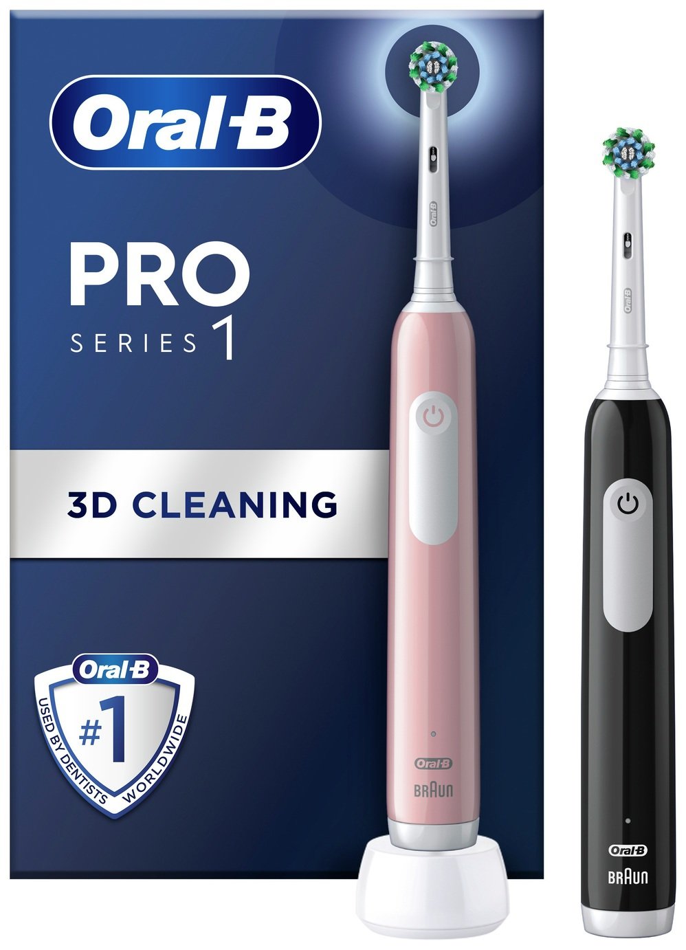 Oral-B Pro Series 1 Electric Toothbrush - Duo Pack