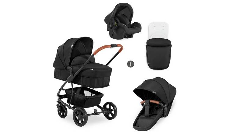 Hauck Pacific 4 Travel System - Black