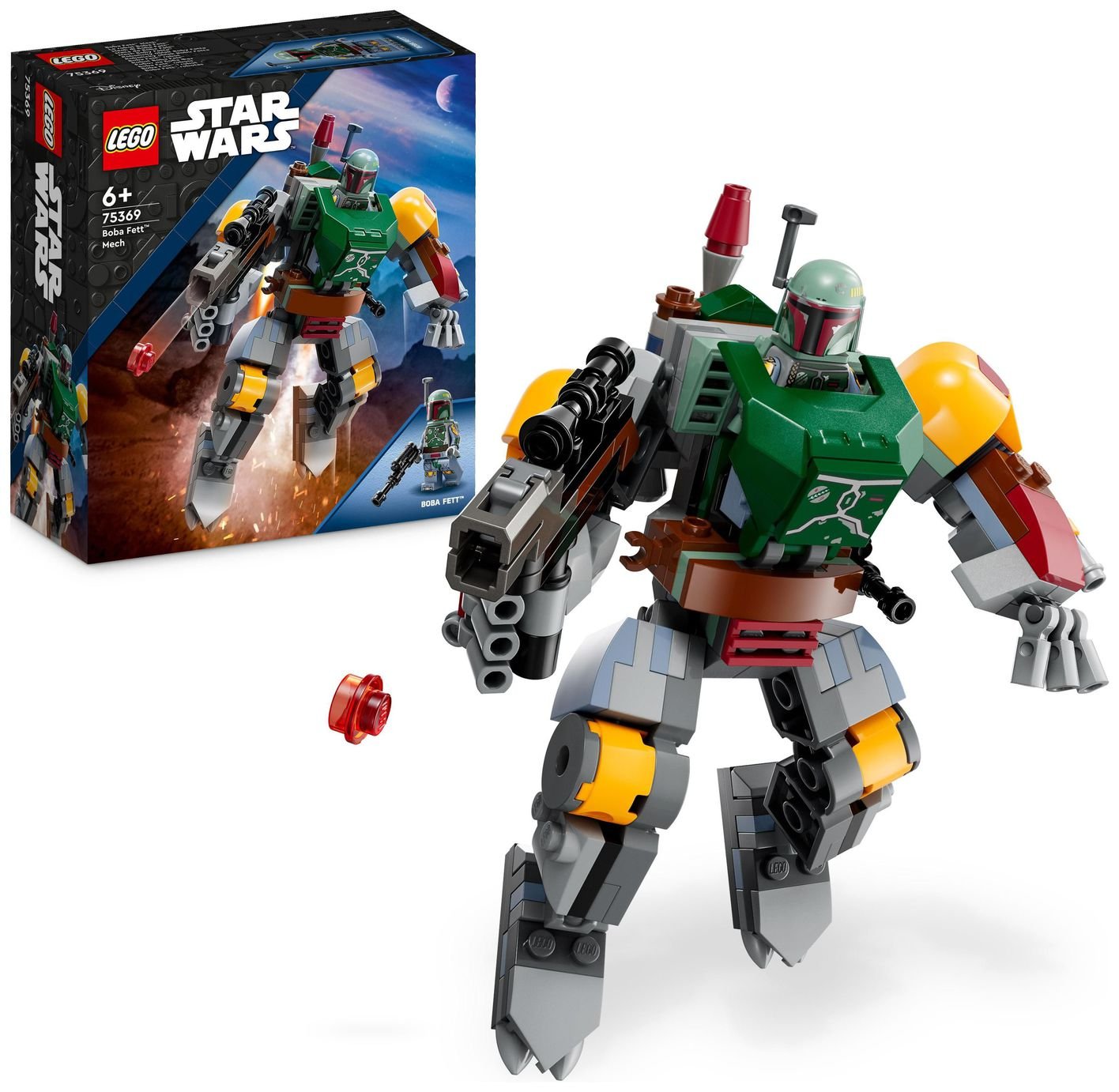 LEGO Star Wars Boba Fett Mech Figure Building Toy Set 75369