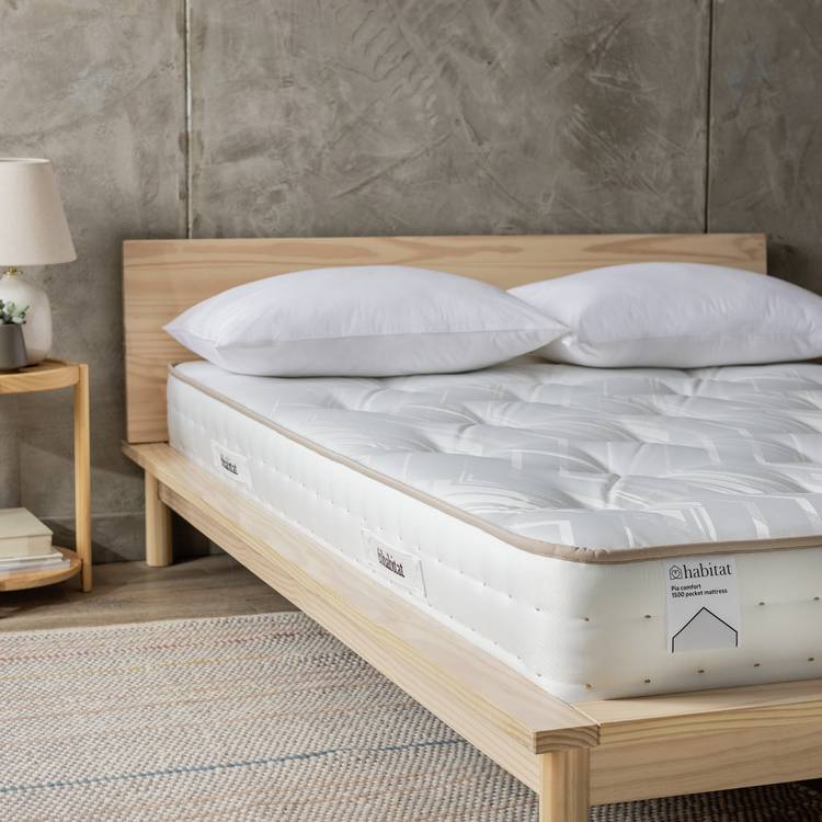 Habitat Pia Natural 1500 Pocket Comfort Mattress - Kingsize 0