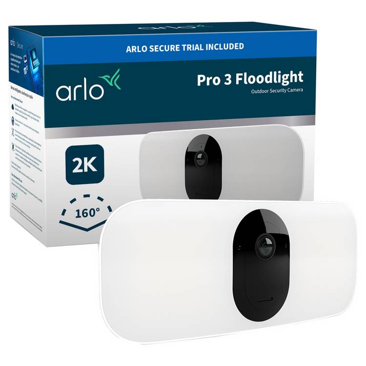 Arlo Pro 3 Floodlight Outdoor Security Camera 1 pack – White 0