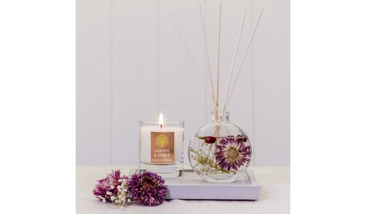 Stoneglow Candles Medium Boxed Candle - Jasmine & Amber