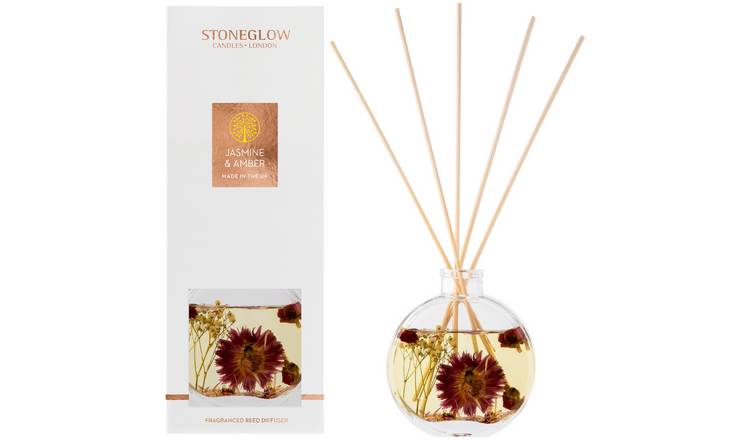 Stoneglow Candles Scented Reed Diffuser - Jasmine & Amber