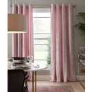 Buy Argos Home Crushed Velvet Fully Lined Eyelet Curtain - Blush, Curtains