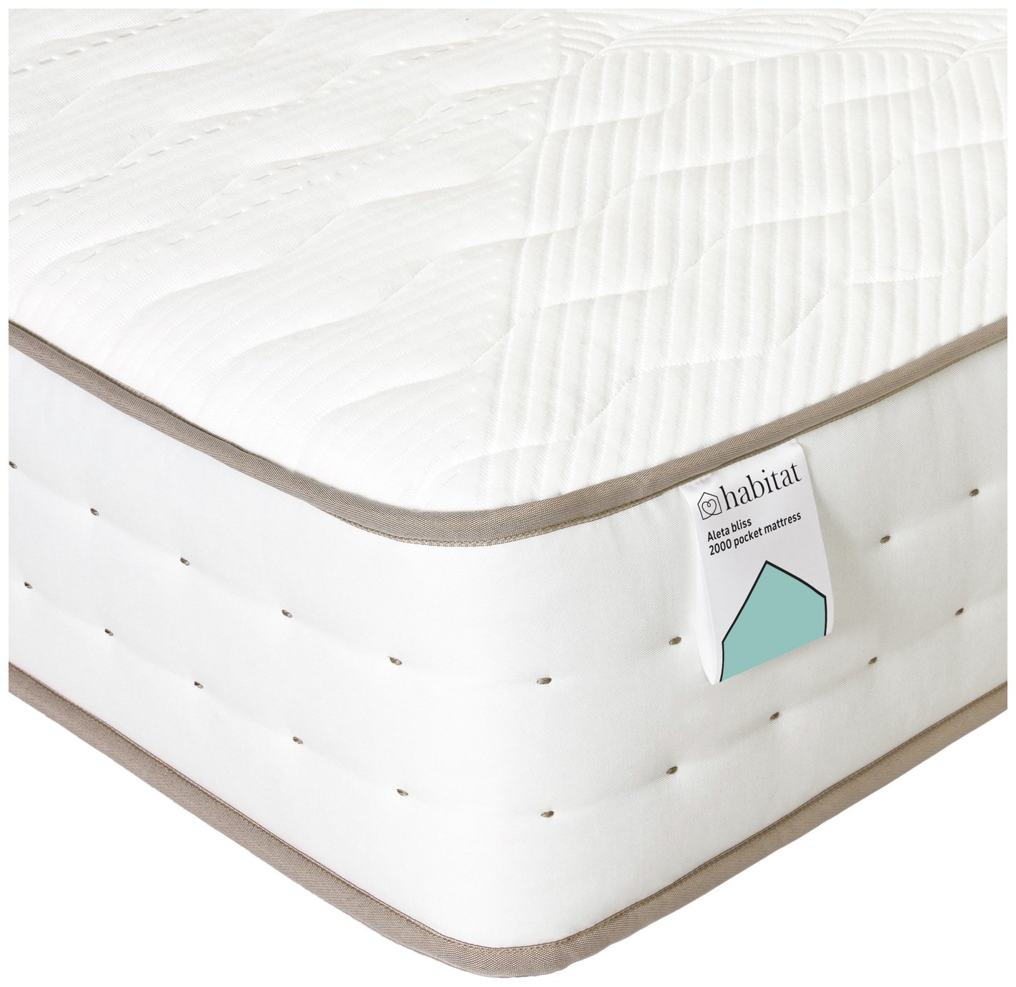 Habitat Aleta Natural 2000 Pocket Bliss Mattress - Double