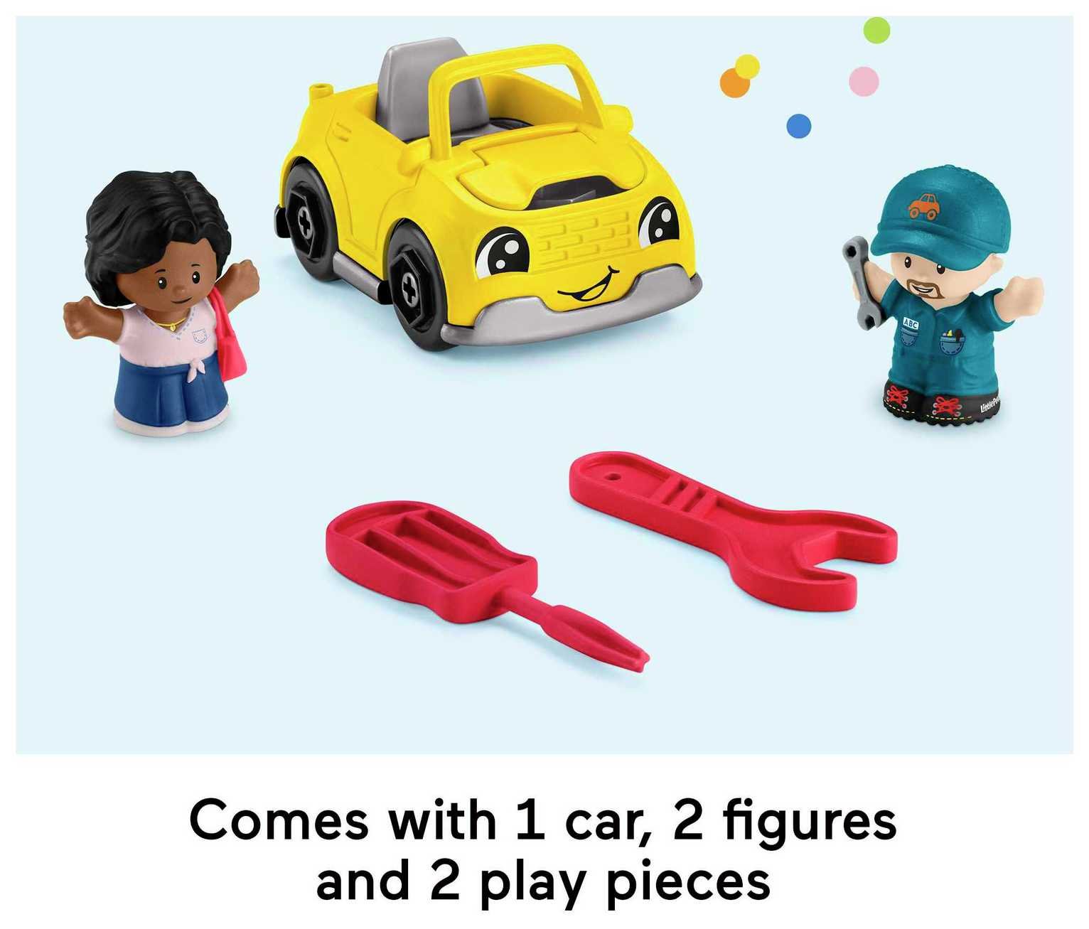 Fisher-Price Little People Camion Della Raccolta Differenziata HJN47 – Giocattolo Musicale Interattivo Con Personaggio E 3 Pezzi, Multilingue, Per Bambini 1-5 Anni - 6
